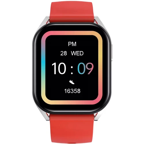 Смарт-часы Canyon Chatter SW-58 BT-CALL Silver Red: Дисплей 1.8" IPS (240x2800