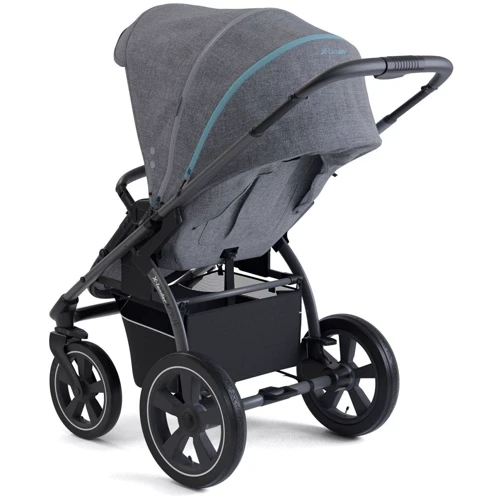 Коляска прогулянкова X-Lander X-Move Azure grey (T-WDZ01-00819): Матеріал коліс резина (надувные)