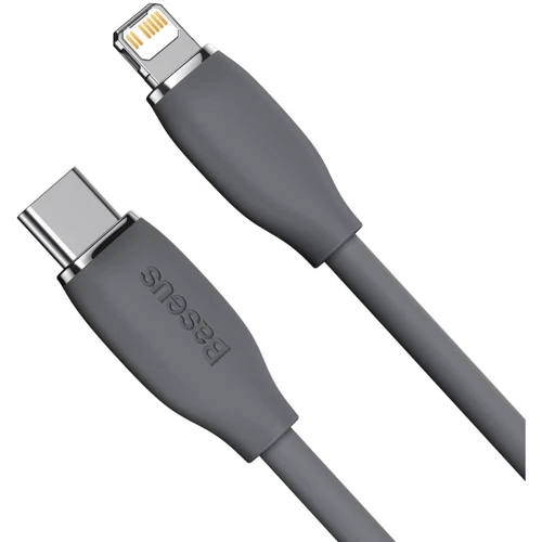 Кабель Baseus Cable USB-C to Lightning Silica Gel 20W 1.2m Black (CAGD020001): Тип USB-C - Lightning