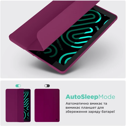 Аксесуар для планшетних ПК ArmorStandard Smart Case Fold Pen Plum для Lenovo Tab K11 Plus (ARM84128) фото 5