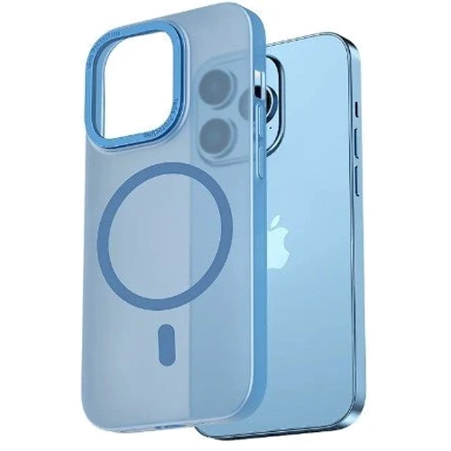 Чохол для iPhone WIWU Ultra Thin Frosted Case Transparent Blue (MCC-103) для iPhone 14 Pro: Колір голубой