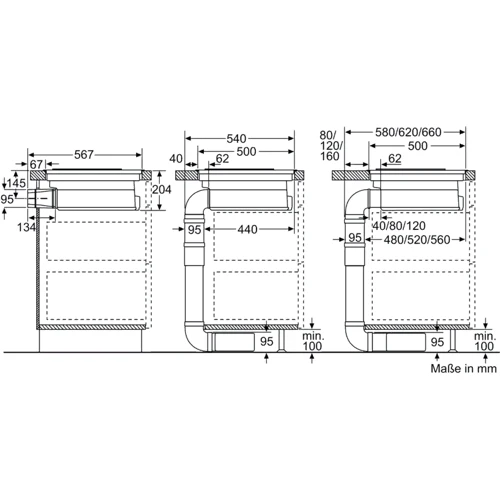 Варочная поверхность электрическая Bosch PKM845F11E: Рабочая поверхность стеклокерамика