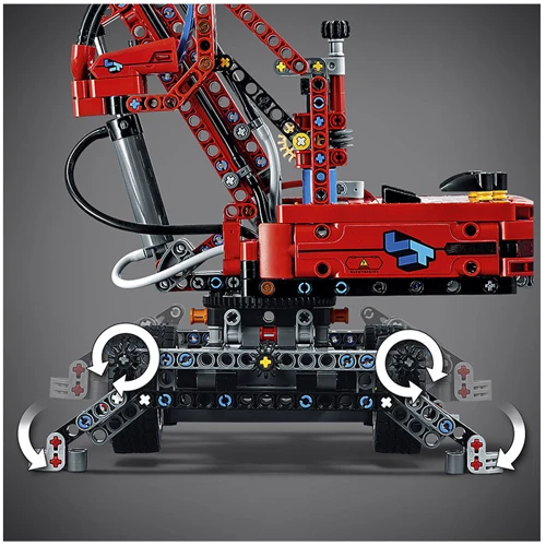 Конструктор LEGO Technic Погрузчик (42144): Количество деталей, шт. 835