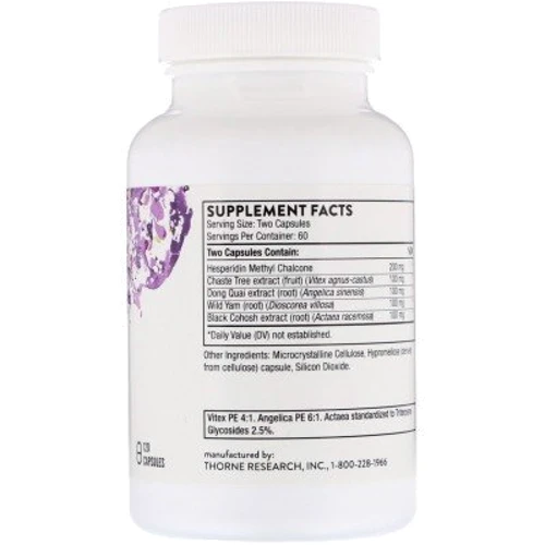 Thorne Research Meta-Balance 60 Veg Caps Допомога при менопаузі