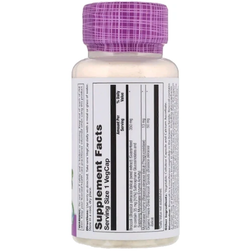 Solaray, Activated Broccoli Seed Extract, 350 mg, 30 VegCaps (SOR-28246): Форма випуску капсули