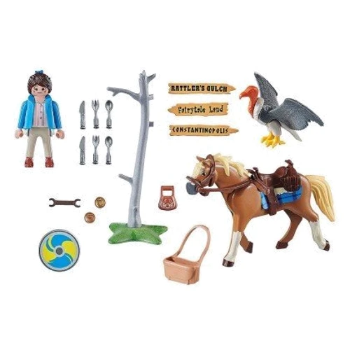 Конструктор Playmobil Марла с лошадью 70072: Количество деталей, шт. 26