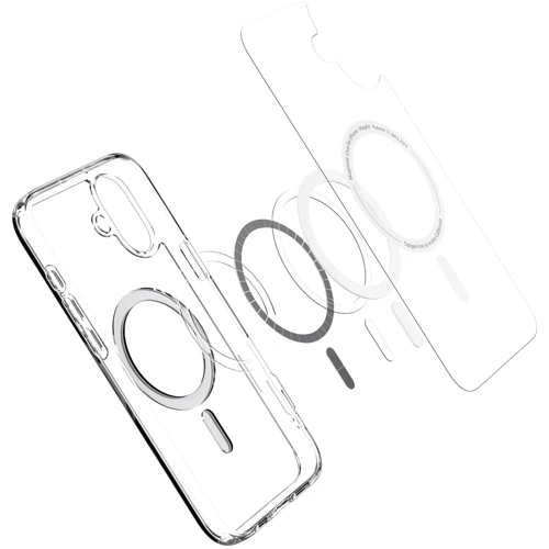Чехол для iPhone Spigen Ultra Hybrid MagFit White (ACS08205) for iPhone 16 фото 15