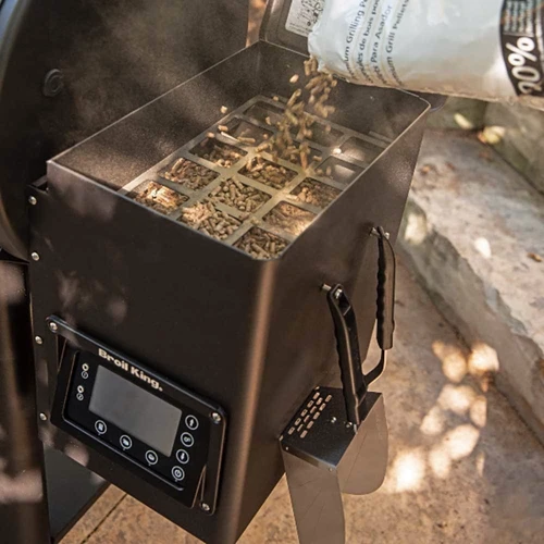 Пелетний гриль Broil King Baron 500: Конструкція Закрытый