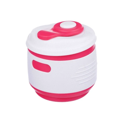 Силіконовий стакан з кришкою Tonna Barrel Raspberry 350 мл (TH_BARREL_RASPBERRY): Матеріал колби силікон