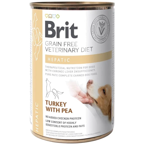 Влажный корм для собак Brit GF Veterinary Diets Dog Hepatic 400 г (8595602536030)