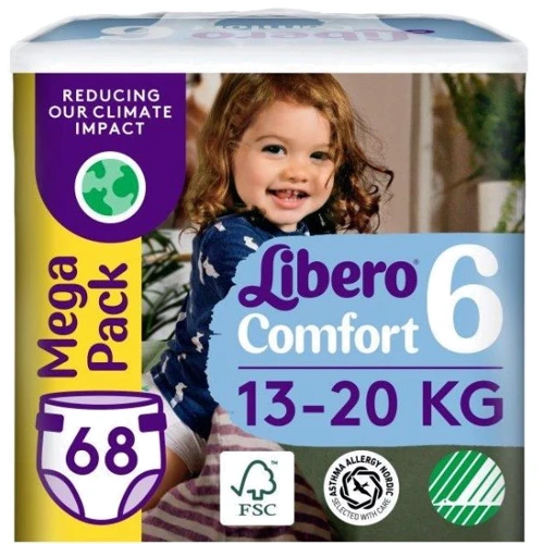 Підгузки Libero Comfort 6 (68шт)