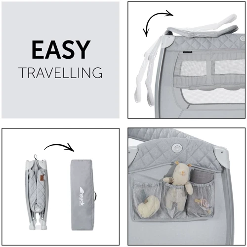 Детский манеж-кровать Hauck Play N Relax (Quilted Grey)