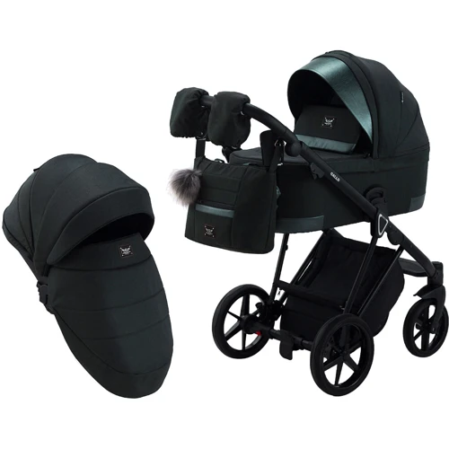 Коляска 2 в 1 Adamex Gallo Thermo GA-6 amazon green