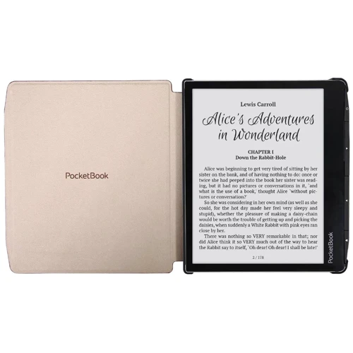 Аксессуар к электронной книге PocketBook Shell Cover Brown (HN-SL-PU-700-BN-WW) for PocketBook 700