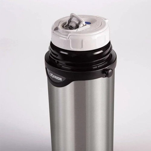 Термос Zojirushi SJ-TG10XA 1 л (с ремешком) серебряный (4974305713438): Цвет серебристый