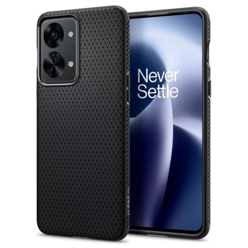 Аксессуар для смартфона Spigen Liquid Air Matte Black (ACS05246) for OnePlus Nord 2T 5G