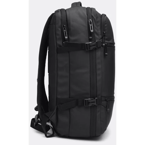 Мужской рюкзак Monsen черный (C12026-black): Фактура Тканая, Матовая