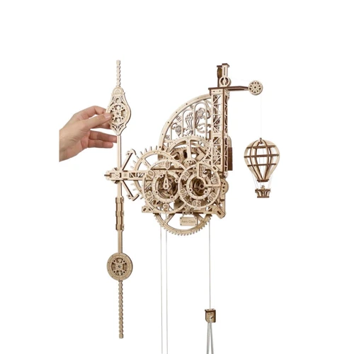 Механическая модель UGEARS Аэро Часы. Настенные часы с маятником (70154) фото 6