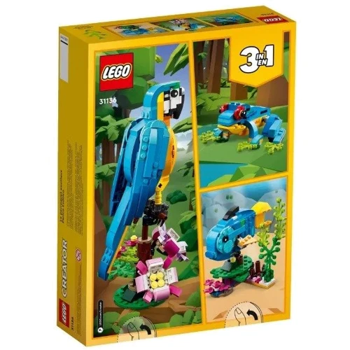 Конструктор LEGO Creator 3-in-1 Экзотический попугай 253 детали (31136): Серия Creator