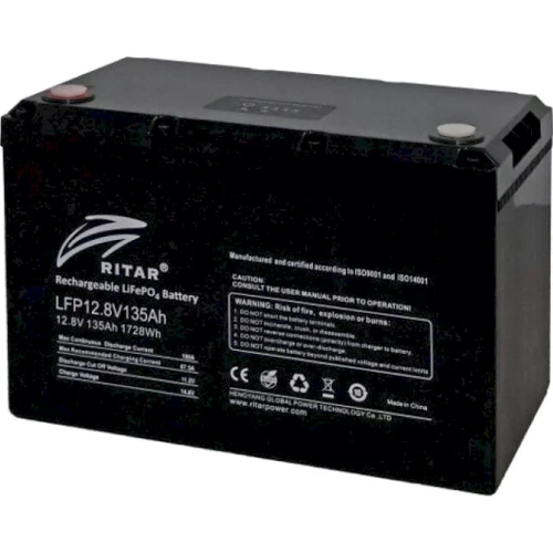 Ritar 12V-135Ah (LFP12.8V135Ah G2)