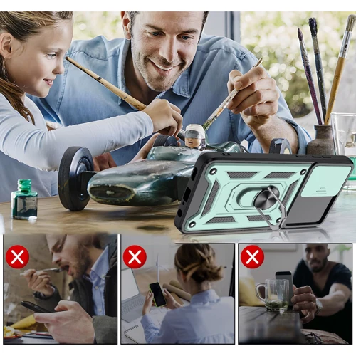 Чехол для телефонов BeCover Military Dark Green for Motorola Moto G04 / G04s (713064): Цвет зеленый