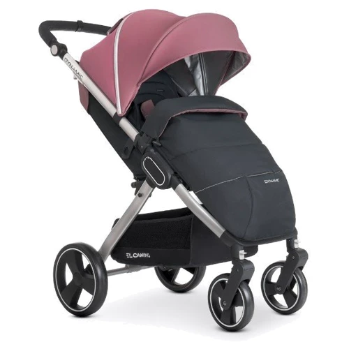 Прогулочная коляска El Camino Dynamic ME 1053 (rose): Материал колес EVA