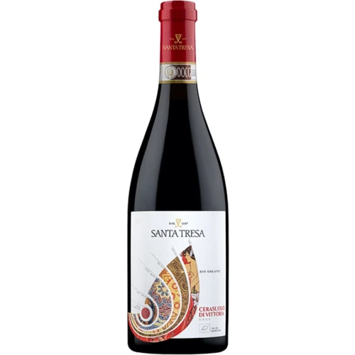 Вино Santa Tresa BIO Cerasuolo di Vittoria DOCG червоне сухе 13.5% 0.75 л (WHS8034041270070)