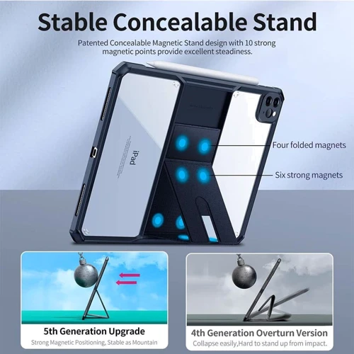 Аксессуар для iPad Xundd TPU+PC Stand Black for iPad Pro 13 2024 M4: Тип аксессуара чехол