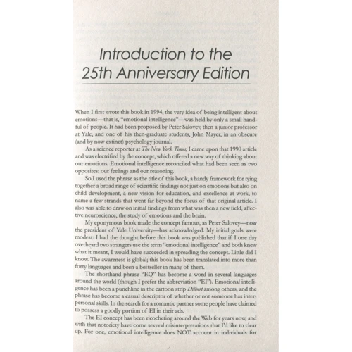 Daniel Goleman: Emotional Intelligence. 25th Anniversary Edition: ISBN 978-1-5266-3362-0