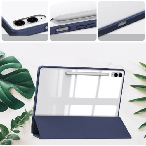 Аксесуар для планшетних ПК BeCover Case Book Soft Edge з Pencil Mount Deep Blue для Samsung X810 Galaxy Tab S9 Plus / S9 FE Plus SM-X610/SM-X616B (710405): Сумісність S9 FE Plus SM-X610/SM-X616B, X810 Galaxy Tab S9 Plus