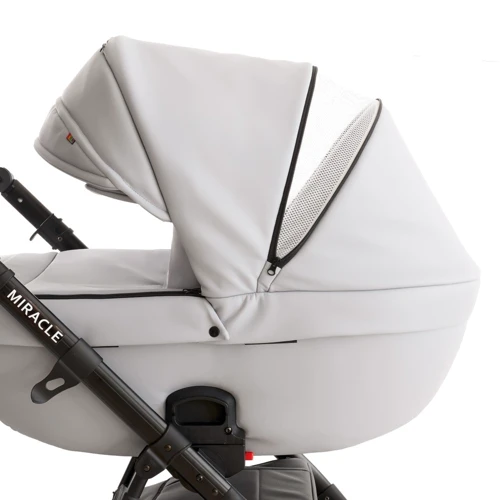 Універсальна коляска 2 в 1 Broco Miracle Black 9023-BMB-04, grey, сірий фото 11