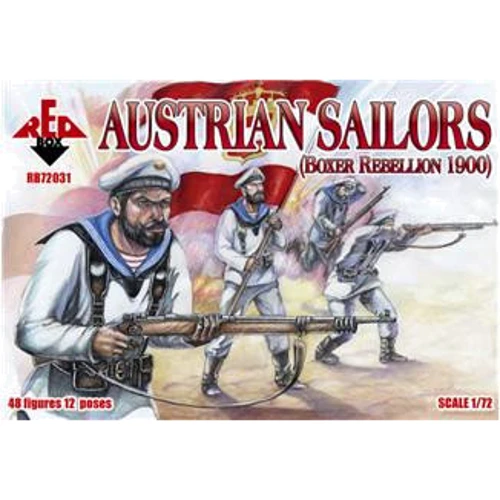 Набор фигурок Red Box Австрийские моряки, восстание, 1900 г. (RB72031)