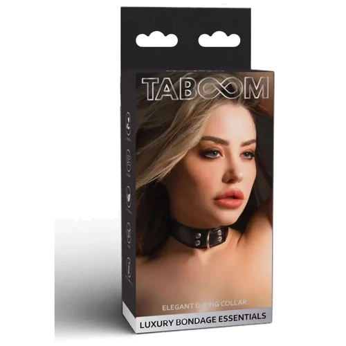 Сексуальный ошейник Taboom Elegant D-Ring Collar