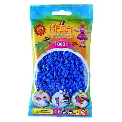 Термомозаика HAMA Набор светло-голубых бусин Midi 5+, 1000 шт. (207-09)