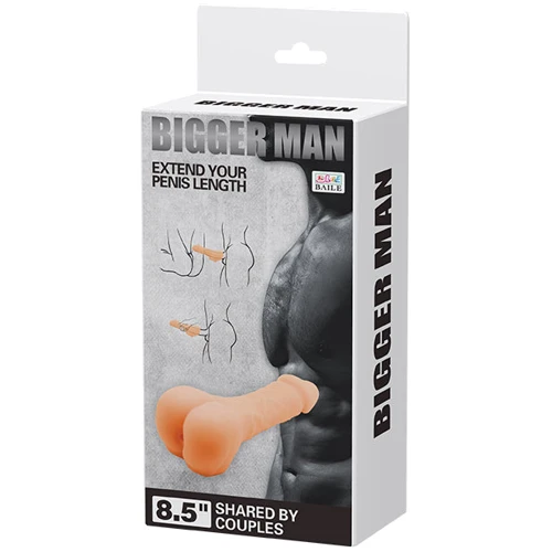 Насадка-мастурбатор LYBAILE Bigger Man Penis Sleeve 8.5"