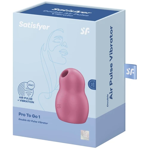Вакуумный стимулятор Satisfyer Pro To Go 1 Red