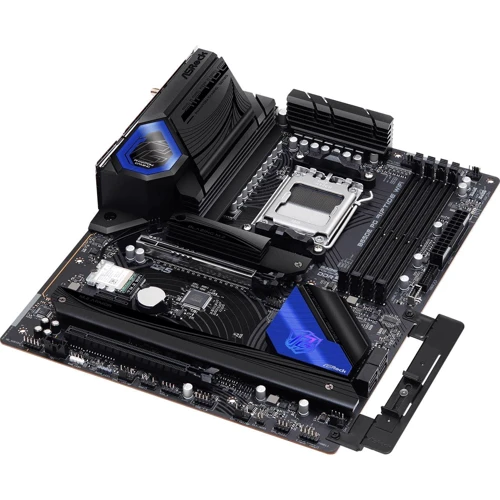 ASRock B650E PG Riptide WiFi: Дополнительно Адаптер Wi-Fi, Поддержка UEFI, Радиатор на VRM, Поддержка RAID