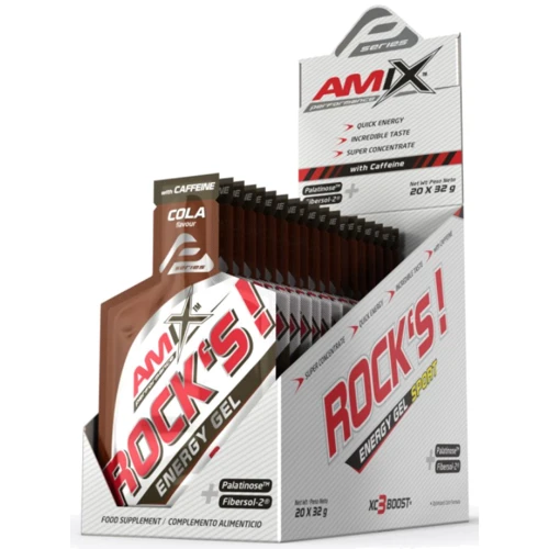 Энергетик Amix Performance Rock´s Gel with caffeine 20x32 g / 20 servings / cola