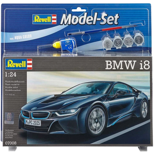 Сборная модель-копия Revell набор Автомобиль BMW i8 уровень 4 масштаб 1:24 (RVL-67008): Производитель Revell