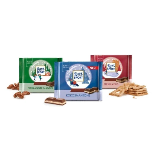 Шоколад Ritter Sport Gebrannte Mandel 100 г (DL7524): Вид Шоколад