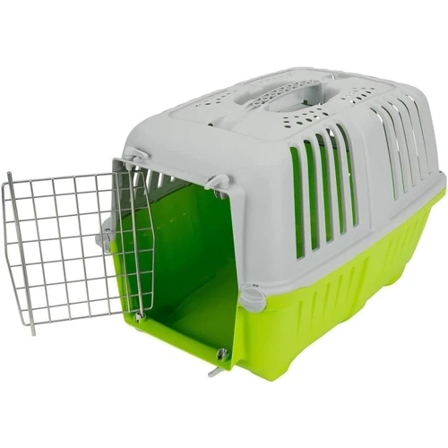 Переноска для животных MPS 2 Pratiko 1 Metal S 48х31.5х33 см до 12 кг (PR 1 MЕТ ЗЕЛЕНИЙ) фото 4