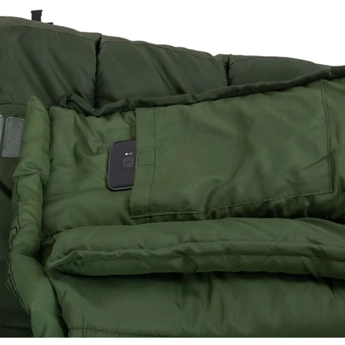 Спальний мішок Спальний мішок Highlander Phoenix 250/-3°C Ember Olive Green Left зелений (SB243-OG): Наповнювач QFX Spiral Hollow Fibre
