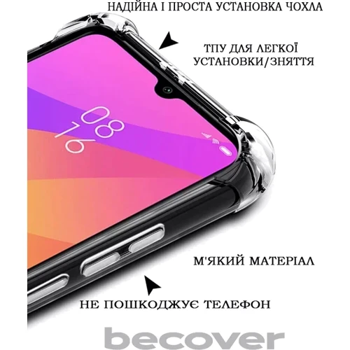 Чехол для телефонов BeCover TPU Case Anti-Shock Clear for Xiaomi Redmi 13 (711545): Тип накладка на заднюю часть