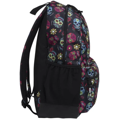 Рюкзак Аrena TEAM BACKPACK 30 ALLOVER Crazy Skulls Carnival чорний (002484-128): Фактура Ткана, матова