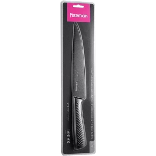 Ніж Fissman Shinai graphite 20 см (2479): Рукоятка Нержавіюча сталь