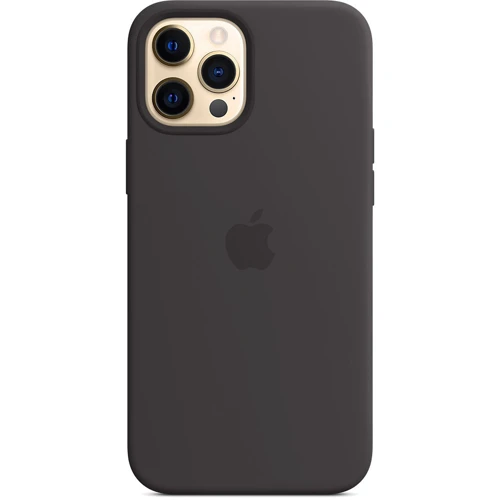 Чохол для iPhone Apple Silicone Case with MagSafe Black (MHLG3) for iPhone 12 Pro Max: Матеріали силікон