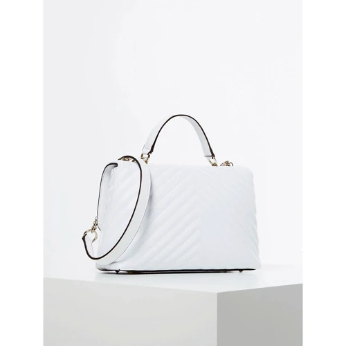 Жіноча сумка-сетчел Guess Blakely Top Handle Flap біла (HWVG7663180-WHI): Стать жіночий