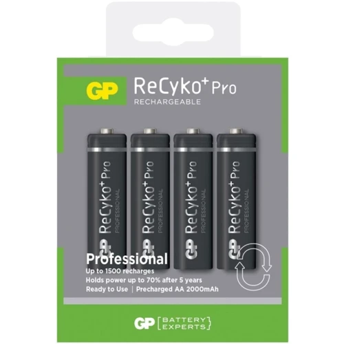 Gp AA 210AAHCBE-2GBE4 ReCyko+Pro Professional 2100 mAh * 4 (210AAHCBE / 4891199089190)