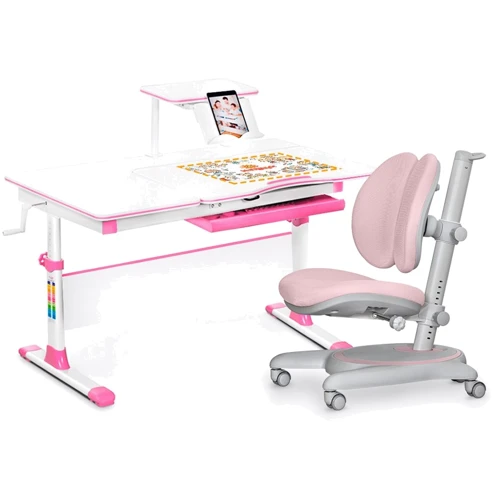 Комплект Evo-kids Evo-40 PN Pink (арт. Evo-40 PN + крісло Y-510 KP): Вік дитини від 4-х років