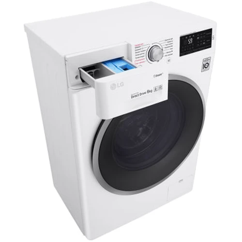 Стиральная машина LG F0J6NSW1W: Максимальная скорость отжима, об/мин 1000